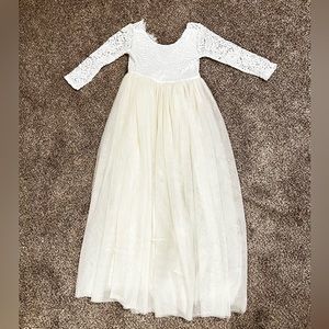 Maxi flower girl dress